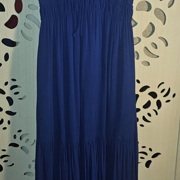 Z SUPPLY Lisbon maxi dress XS in Palace Blue - Picture 3 of 6